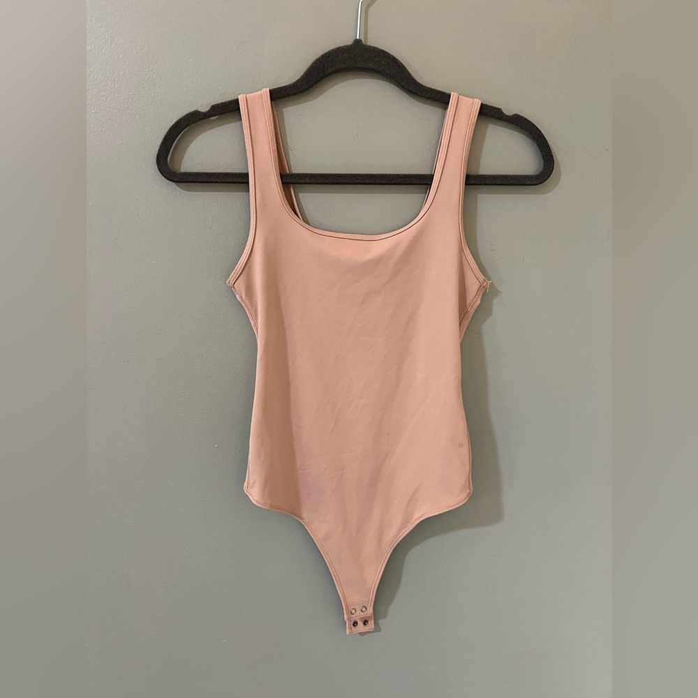 Abercrombie & Fitch seamless soft a&f nude bodysuit size extra small sleeveless